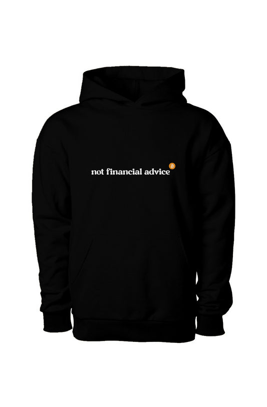 Not Financial Advice Hooded Sweatshirt Black